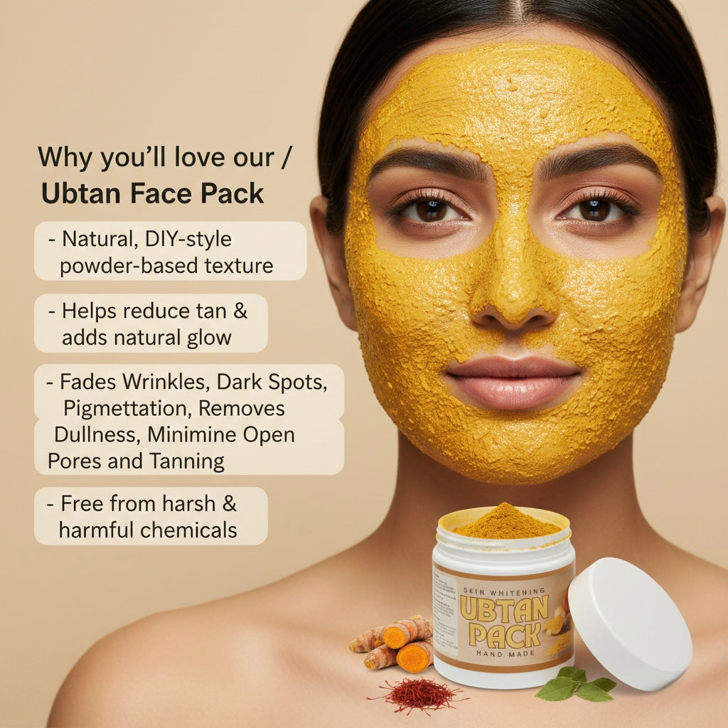 Handmade Clear Skin & Glow Ubtan Pack - 200 Grams