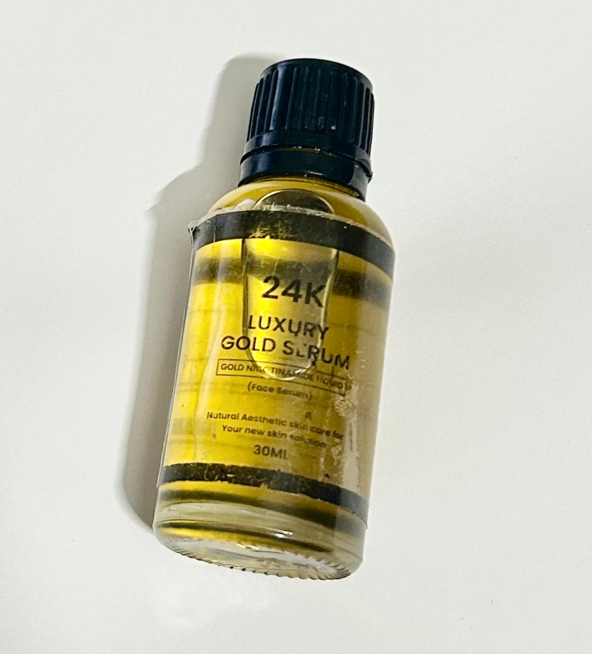 24K Gold Face Serum improves Dullness Reduces fine lines (30 ml)